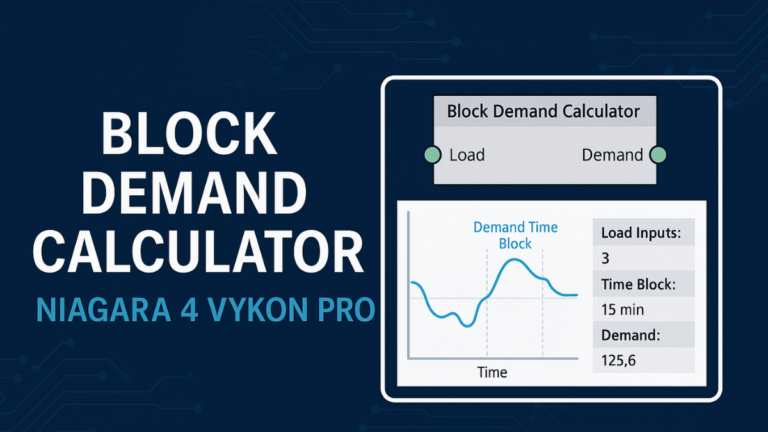 Understanding the Block Demand Calculator in Niagara 4 Vykon Pro