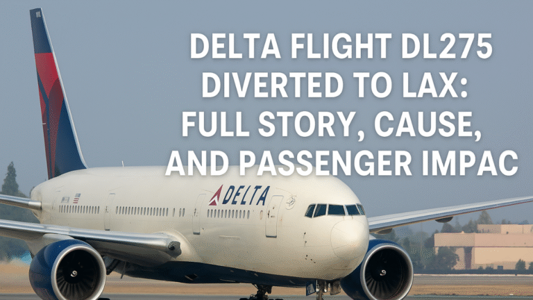 Delta Flight DL275 Diverted to LAX: Full Story, Cause, and Passenger Impact