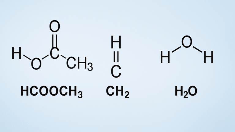 Understanding HCOOCH₃ + CH₂ + H₂O: A Complete Guide to Their Reactions, Structures, and Properties